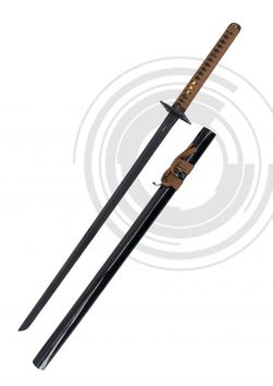 Katana Marrón Corte Acero de Carbono