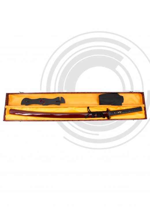 Katana Corte Damasco Rojo