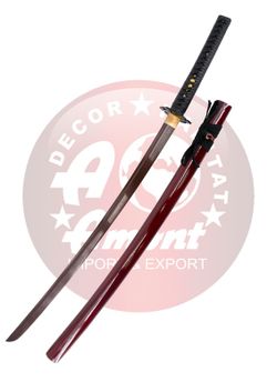 Katana Corte Damasco Rojo