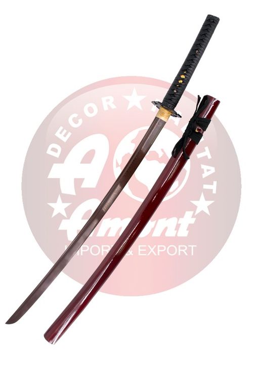 Katana Corte Damasco Rojo