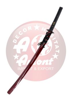 Katana Corte Damasco Rojo
