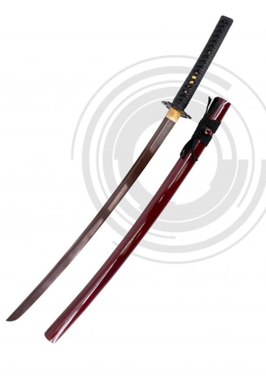 Katana Corte Damasco Rojo