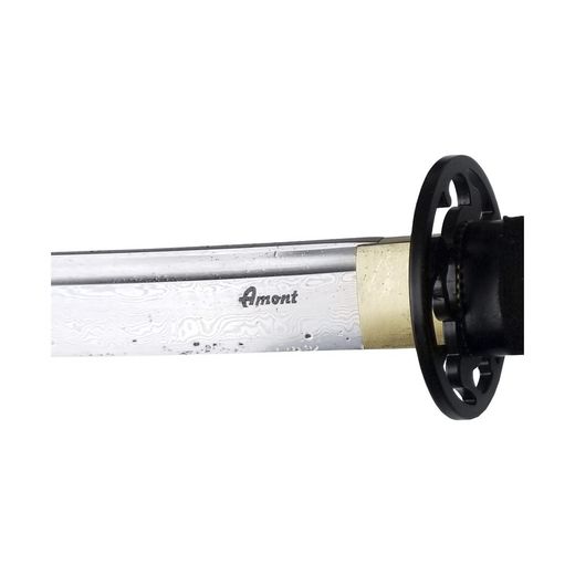 Katana de Corte Acero Damasco Aisi 1045 Afilada Amont