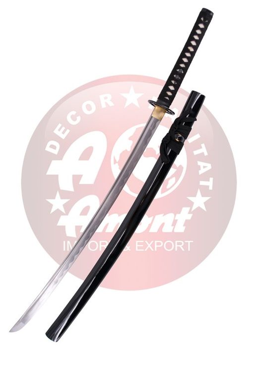 Katana de Corte Acero Damasco Aisi 1045 Afilada Amont