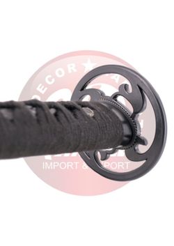 Katana Funcional Acero de Damasco Rojo