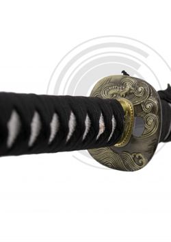 Katana Funcional Corte Negra Dragon