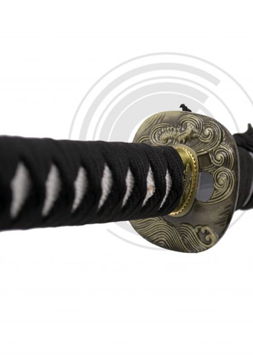 Katana Funcional Corte Negra Dragon