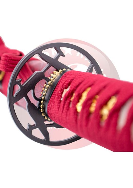 Katana Funcional Damasco Rojo