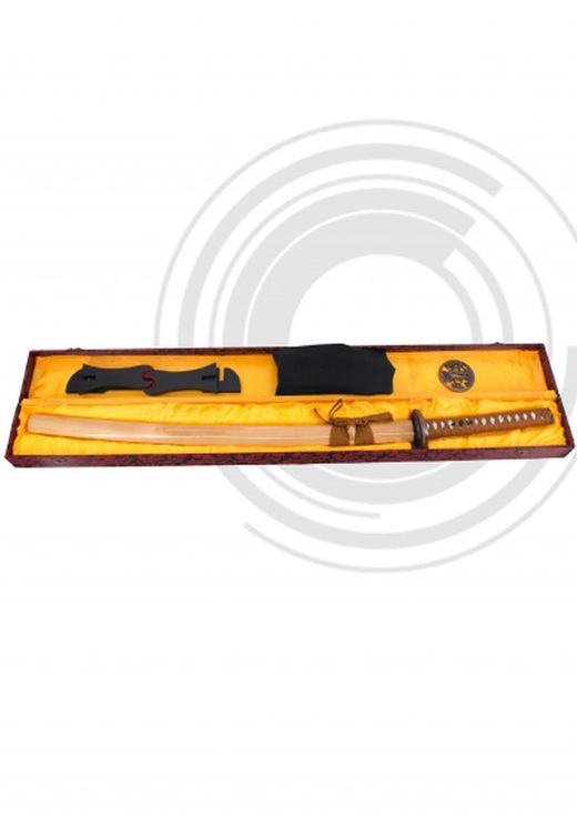 Katana Funcional de Corte Acero Al Carbono Marrón