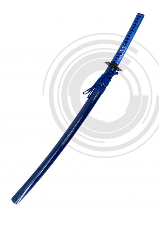 Katana Funcional de Corte Damasco Azul