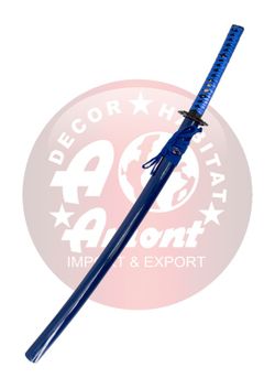 Katana Funcional de Corte Damasco Azul