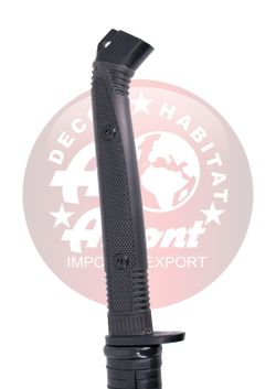 Katana Funcional hoja negra acero carbono 1065