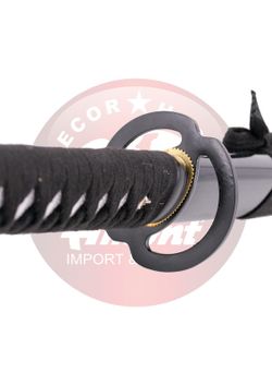 Katana Negro Corte Acero de Carbono