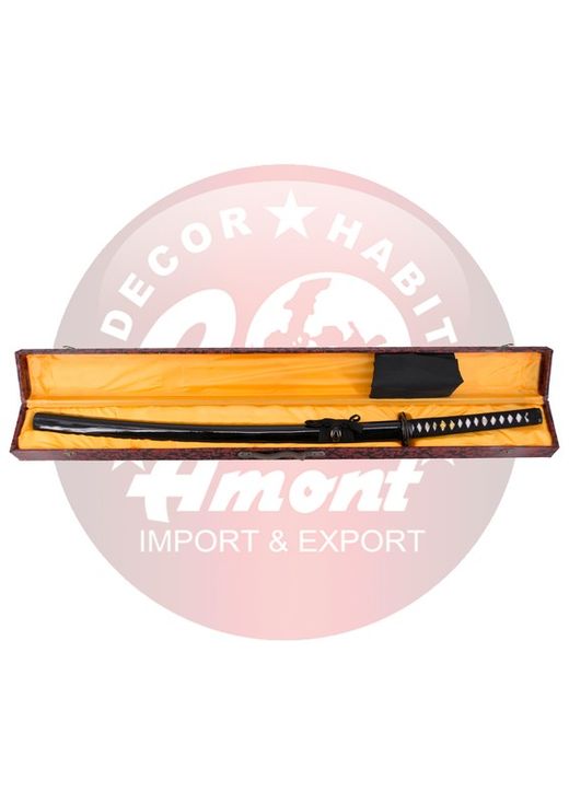 Katana Negro Corte Acero de Carbono