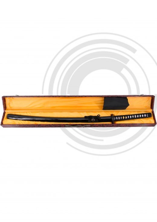Katana Negro Corte Acero de Carbono