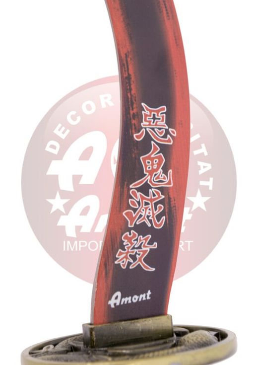 Katana Obanai Iguro Negro Kimetsu No Yaiba Demon Slayer