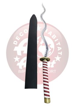 Katana Obanai Iguro Plata Demon Slayer Kimetsu No Yaiba