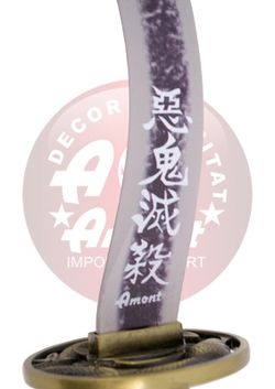 Katana Obanai Iguro Plata Demon Slayer Kimetsu No Yaiba