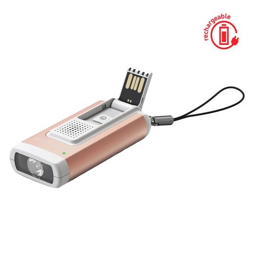 Linterna Llavero Led Lenser K6R Safety Oro