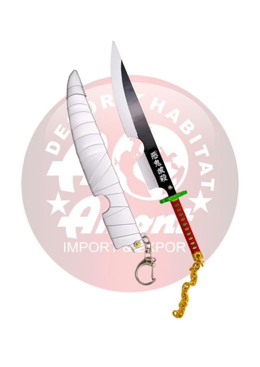 Llavero katana de Tengen Uzui Kimetsu no Yaiba Demon Slayer