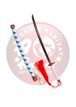 Llavero katana Demon Slayer de Rengoku Kyoujurou