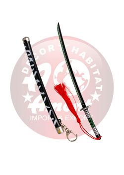 Llavero katana Demon Slayer de Shinazugawa Sanemi