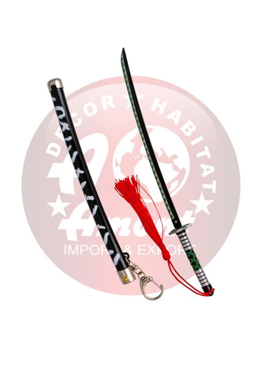 Llavero katana Demon Slayer de Shinazugawa Sanemi