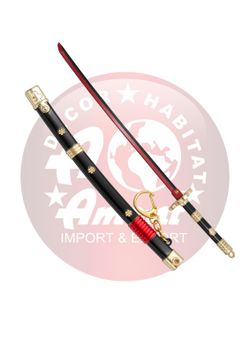 Llavero Katana negra Enma de Zoro de One Piece
