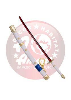 Llavero Katana blanca Enma de Zoro de One Piece