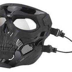 Mascara Completa Skull Negra Delta Tactics