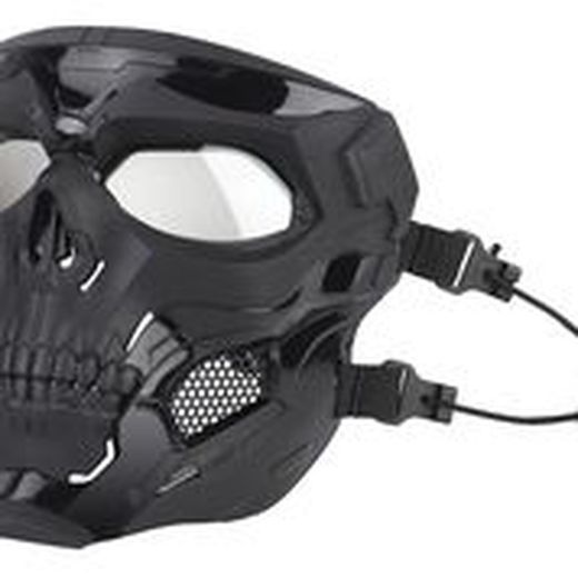 Mascara Completa Skull Negra Delta Tactics