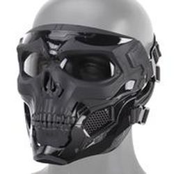 Mascara Completa Skull Negra Delta Tactics