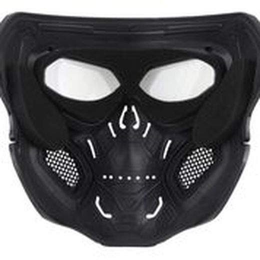 Mascara Completa Skull Negra Delta Tactics