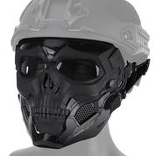 Mascara Completa Skull Negra Delta Tactics