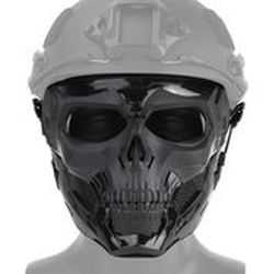 Mascara Completa Skull Negra Delta Tactics