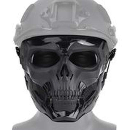 Mascara Completa Skull Negra Delta Tactics