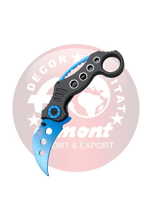 Navaja karambit entrenamiento azul Third