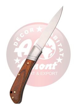 Navaja madera virolas acero con seguro Third