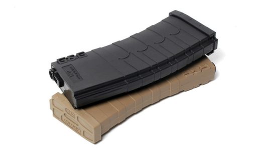 Pack 5 Cargadores Mid-Cap Negro M4/Gr16 120Bbs G&G