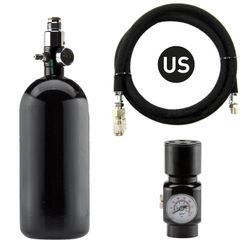 Pack Completo Botella Us 0,8L + Preajuste + Regulador Hpa + Línea Reforzada Us