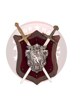 Panoplia con escudo y espadas Denix