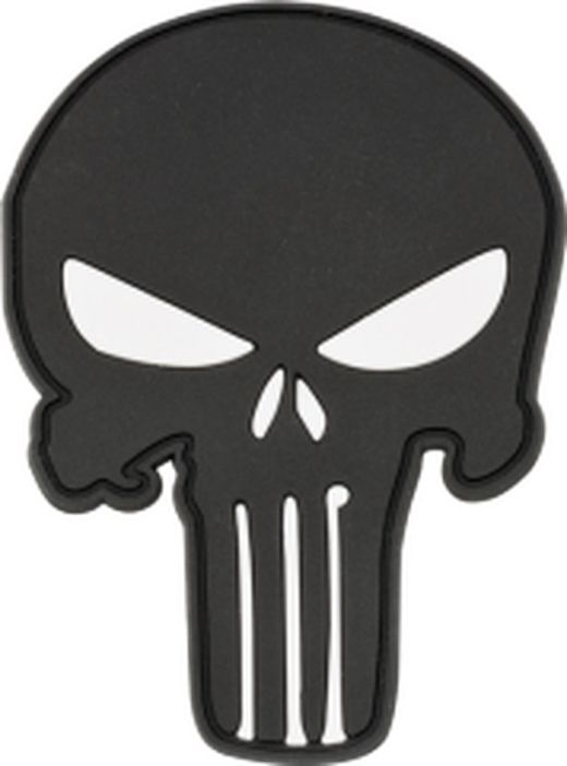 Parche Calavera 6.6X9 Cm Con Velcro