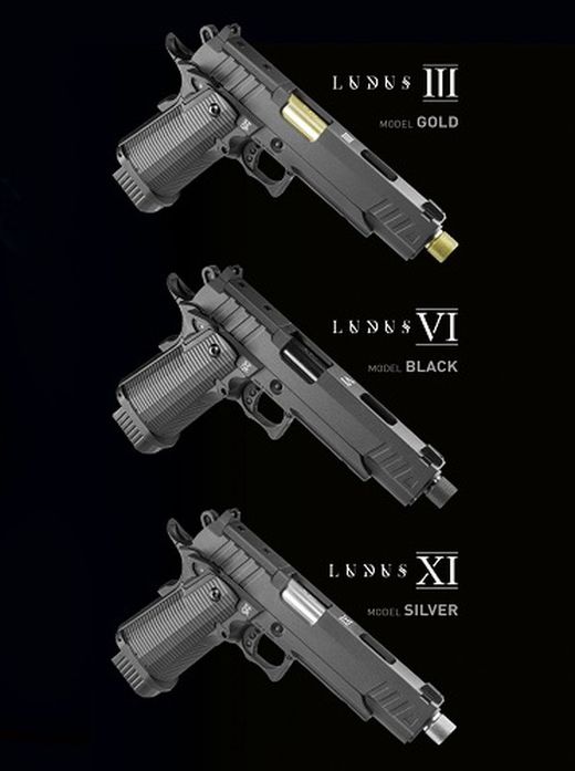 Pistola Co2 Blowback Hi-Capa Ludus Vi Black Secutor