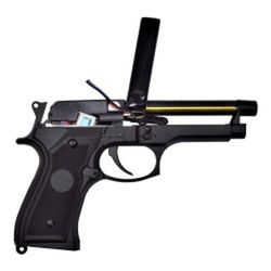 Pistola Eléctrica Cyma 92 Mosfet Li-Po, Color Negro
