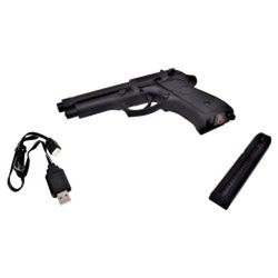 Pistola Eléctrica Cyma 92 Mosfet Li-Po, Color Negro