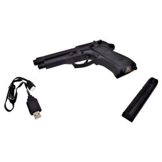 Pistola Eléctrica Cyma 92 Mosfet Li-Po, Color Negro