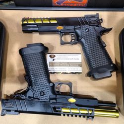 Pistola Gbb Hi-Capa 5.1 Gold Golden Eagle New Gen Airsoft