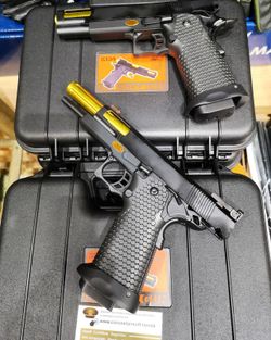 Pistola Gbb Hi-Capa 5.1 Gold Ii Golden Eagle New Gen Airsoft