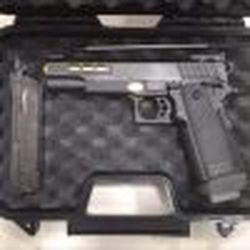 Pistola Gbb Hi-Capa 5.1 Gold Mrp Golden Eagle New Gen Airsoft