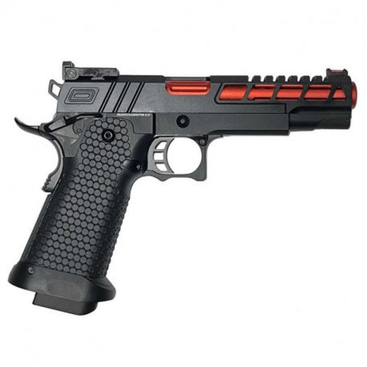 Pistola Hi-Capa 5.1 3341-Pc Negra/Roja Golden Eagle